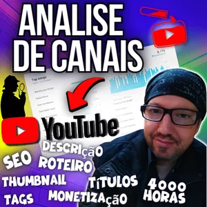 Imagem principal do produto Analise De Canal Do YouTube + Mentoria Pro