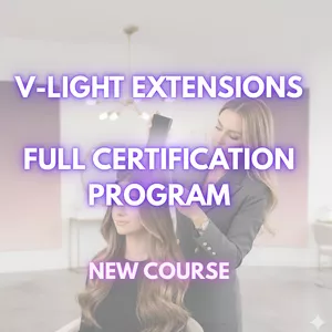 Cover image for Online course V Light Hair Extensions - FULL CERTIFICATION PROGRAM