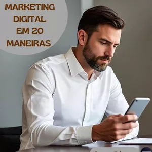 Imagem de capa para o Ebook TUDO SOBRE MARKETING DIGITAL EM 20 MANEIRAS
