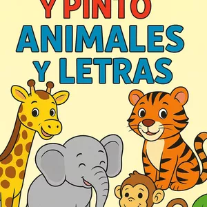Imagen de portada para Ebook aprendo y pinto animales y letras