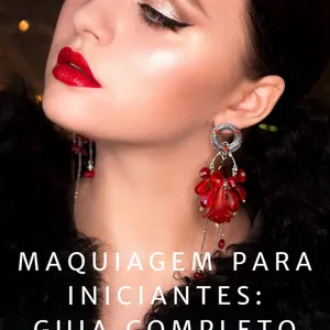 Imagem de capa para o Ebook Maquiagem para iniciantes: Guia completo para aprender o básico e se divertir