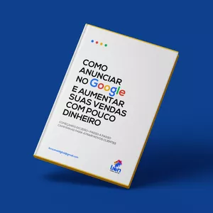 Imagem de capa para o Ebook Manual Google Ads - Como Vender com Pouco Dinheiro