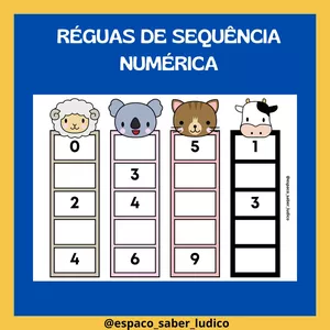 Imagem de capa para o Ebook Réguas de Sequência Numérica