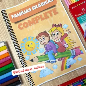 Imagem de capa para o Ebook Apostila Famílias Silábica Complete