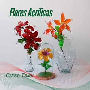 Imagen de portada para Curso online Flores Artesanales Acrílicas