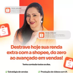 Imagem de capa para o Curso online CURSO TÉCNICAS DE VENDAS E TRÁFEGO PAGO - EXCLUSIVO SHOPPE