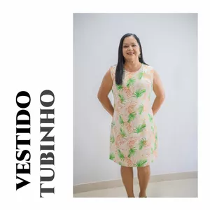 Imagem de capa para o Curso online MOLDE VESTIDO TUBINHO PDF + AULA DE COSTURA