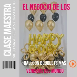 Imagen de portada para Curso online El Negocio de los Balloon Bouquets Mas Vendidos del Mundo 