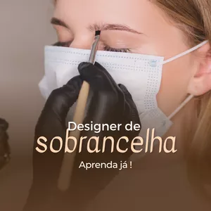 Imagem de capa para o Curso online Designer de Sobrancelhas