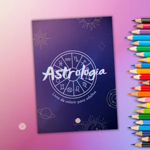 Imagem de capa para o Ebook Livro para colorir - Astrologia