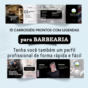 Imagem de capa para o Curso online CARROSSEL PARA BARBEARIA