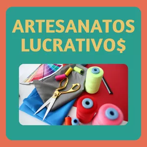 Imagem de capa para o Ebook Artesanatos Lucrativos