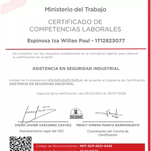 Imagen de portada para Curso online Certificación en Seguridad Industrial