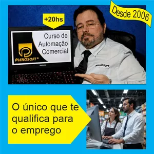 Curso Curso de Automação Comercial: O único que te qualifica para o emprego