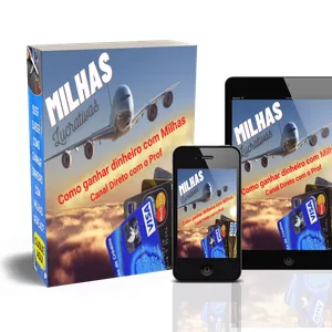 Imagem de capa para o Ebook Guia - Milhas Aéreas Lucrativas