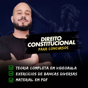 Imagem de capa para o Curso online Direito Constitucional para Concursos