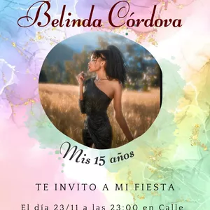 Imagen de portada para Ebook Diseño personalizado de invitaciones para 15 años