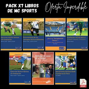 Imagen de portada para Ebook OFERTA IMPERDIBLE - Pack x7 libros de Mc. Sports.