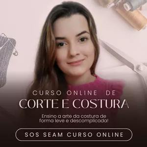Imagem de capa para o Curso online Curso On-line de Corte e Costura Sos Seam