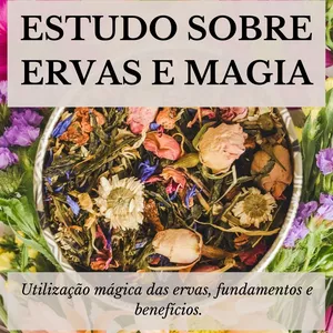 Imagem de capa para o Ebook Estudo sobre Ervas e Magia 