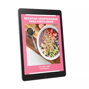 Imagem de capa para o Ebook Receitas vegetarianas para fertilidade