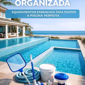 Imagem de capa para o Ebook Manual da Piscina Perfeita: Limpeza, Organização e Manutenção! 