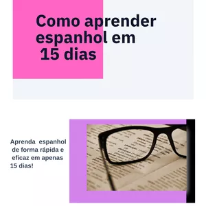Imagem de capa para o Ebook Como aprender Espanhol em 15 dias!