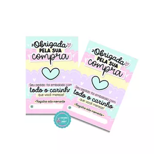 Imagem de capa para o Curso online Cartão de Agradecimento 100un - Papel Offset 180g