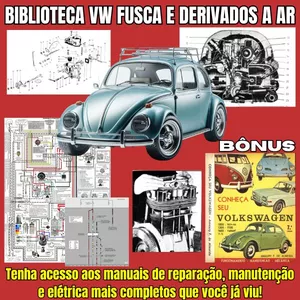 Imagem do curso Biblioteca do Fusca: Manuais de reparo e manutenção para VW com Motores a Ar
