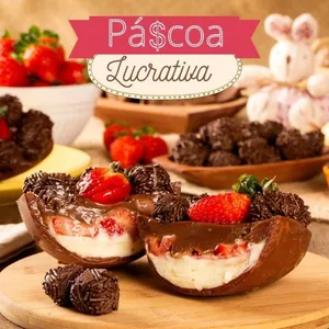 Imagem de capa para o Ebook Páscoa Lucrativa com Ovos Gourmet