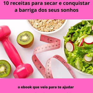 Imagem de capa para o Ebook 10 receitas para emagrecimento
