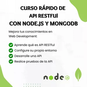 Imagen de portada para Ebook Curso Rápido de API RESTful con Node.js y MongoDB