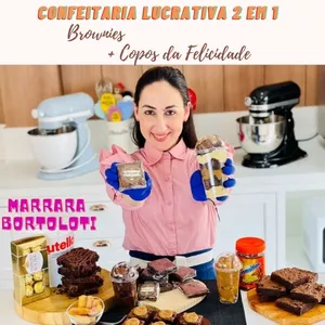 Imagem de capa para o Ebook Confeitaria Lucrativa 2 em 1