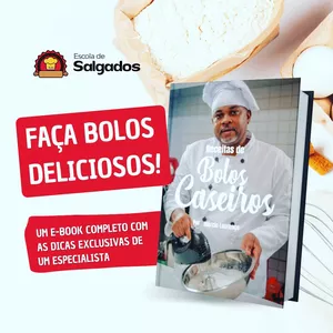 Imagem de capa para o Ebook Receitas de bolo