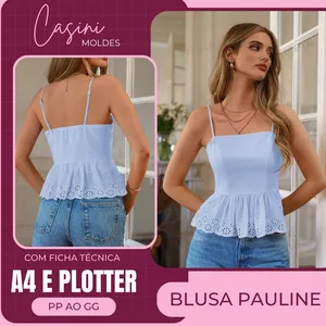 Imagem de capa para o Curso online Blusa Pauline - Molde em PDF