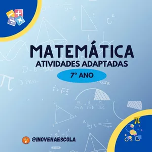 Imagem de capa para o Ebook Matemática 7º ano - Adaptações Curriculares