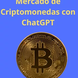 Imagen de portada para Ebook Dominando el mercado de las criptomonedas con Chatgpt