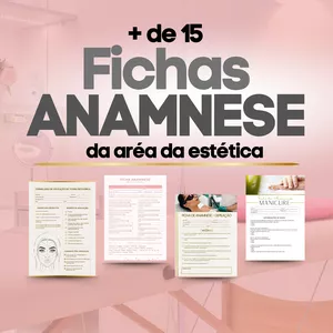 Imagem de capa para o Ebook FICHAS DE ANAMNESE 