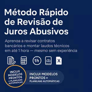 Imagem do curso Método Rápido de Revisão de Juros Abusivos