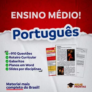 Imagem de capa para o Curso online PORTUGUÊS - PLANEJAMENTOS E ATIVIDADES - BNCC