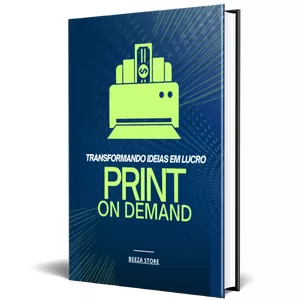 Imagem de capa para o Ebook Print on Demand - Transformando Ideias em Lucro