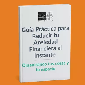 Imagen de portada para Ebook Guía Práctica para Reducir tu Ansiedad Financiera al Instante Organizando tus Cosas y tu espacio