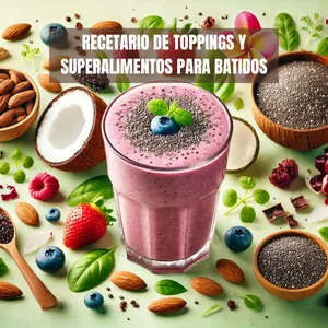 Imagen de portada para Curso online Recetario de Toppings y Superalimentos para Batidos