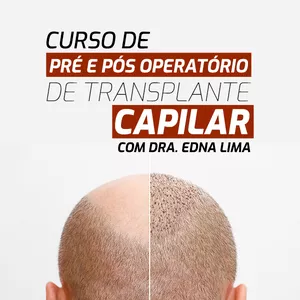 Imagem de capa para o Curso online Pré e Pós Operatório de transplante capilar