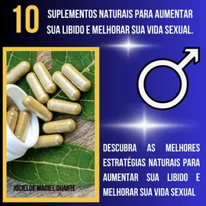 Imagem de capa para o Ebook 10 suplementos naturais para aumentar sua libido e melhorar sua vida sexual