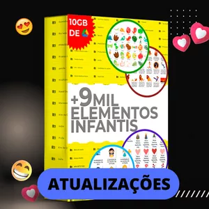 Imagem de capa para o Ebook Atualização 5 mil Elementos Papelaria