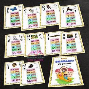 Imagem de capa para o Ebook Silabário Fônico de Parede