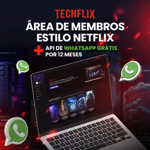 Imagem de capa para o Curso online TECHFLIX