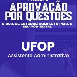 Imagem de capa para o Ebook Projeto Aprovação por Questões - UFOP 2024