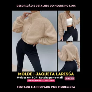 Imagem de capa para o Curso online [Molde em PDF] - Jaqueta Larissa.
